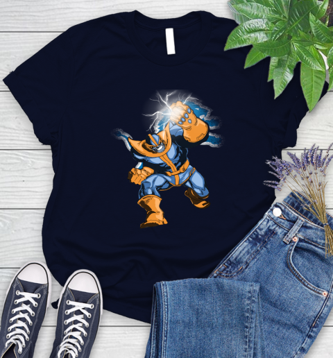 Detroit Lions NFL Football Thanos Avengers Infinity War Marvel Women's T-Shirt 2