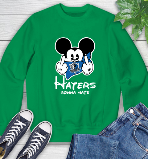 NBA Dallas Mavericks Haters Gonna Hate Mickey Mouse Disney Basketball T Shirt Sweatshirt 7