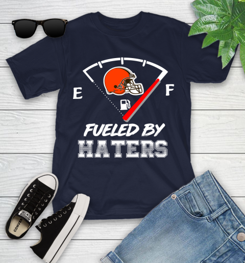 Cleveland Browns NFL Football Fueled By Haters Sports Youth T-Shirt 2