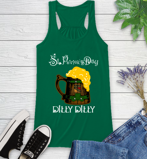 NHL New York Rangers St Patrick's Day Dilly Dilly Beer Hockey Sports Racerback Tank 6
