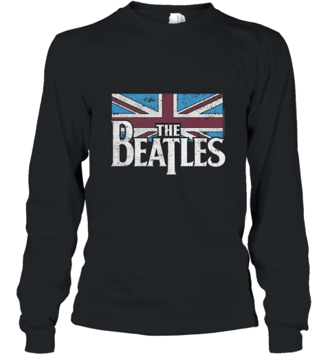 The Beatles British Flag Red,white, and Blue Hoodie alottee Long Sleeve