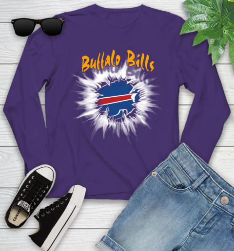 Buffalo Bills NFL Football Adoring Fan Rip Sports Youth Long Sleeve 4
