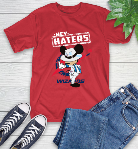 NBA Hey Haters Mickey Basketball Sports Washington Wizards T-Shirt 11
