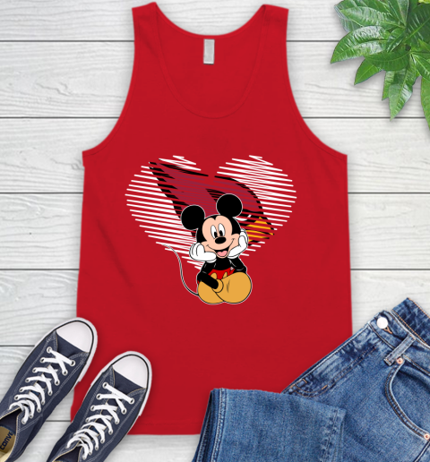 NFL Arizona Cardinals The Heart Mickey Mouse Disney Football T Shirt_000 Tank Top 5