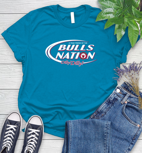 NBA A True Friend Of The Chicago Bulls Dilly Dilly Basketball Sports Women's T-Shirt 10