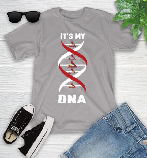 St.Louis Cardinals MLB Baseball It's My DNA Sports Youth T-Shirt 4