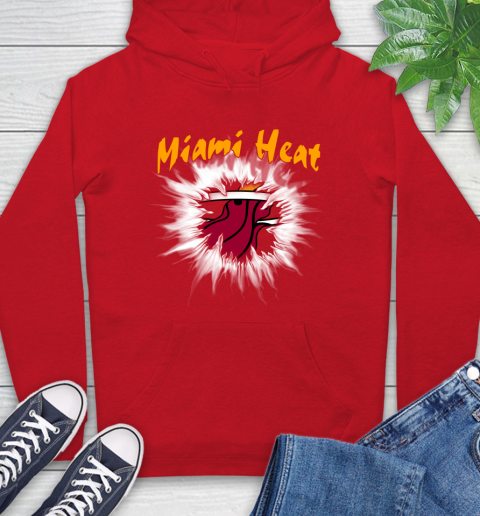 Miami Heat NBA Basketball Rip Sports Hoodie 10