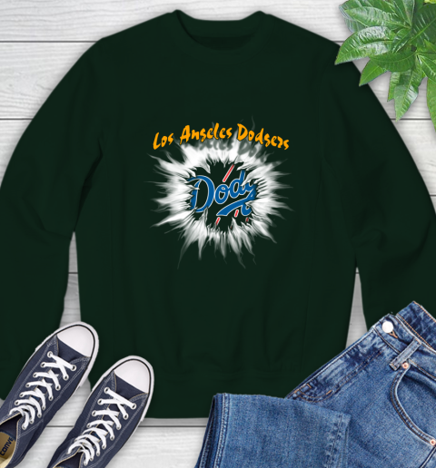 Los Angeles Dodgers MLB Baseball Adoring Fan Rip Sports Sweatshirt 12