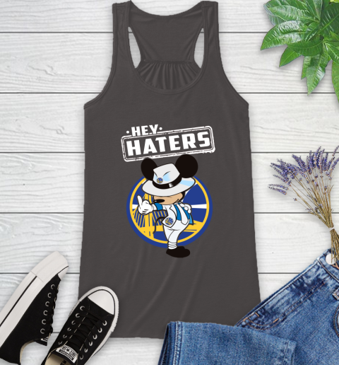 NBA Hey Haters Mickey Basketball Sports Golden State Warriors Racerback Tank 11