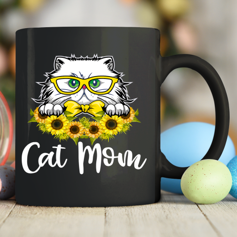 Cat Mom Shirt Cat Mother Shirt Mother's Day Cat Ceramic Mug 11oz