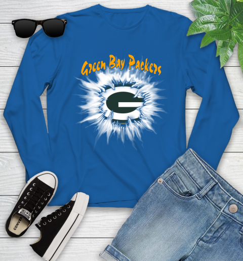 Green Bay Packers NFL Football Adoring Fan Rip Sports Youth Long Sleeve 10