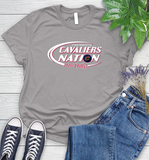NBA A True Friend Of The Cleveland Cavaliers Dilly Dilly Basketball Sports Women's T-Shirt 5
