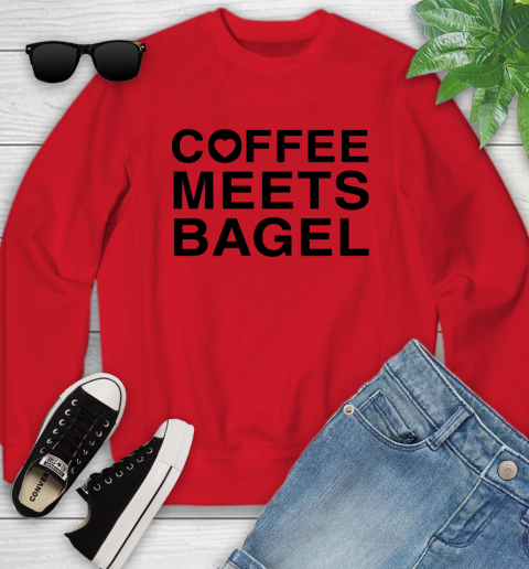 Coffee meets bagel Youth Sweatshirt 5