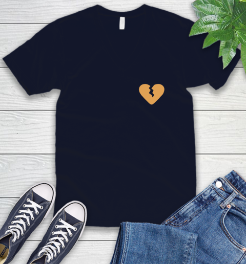Marcus Lemonis broken heart V-Neck T-Shirt 3