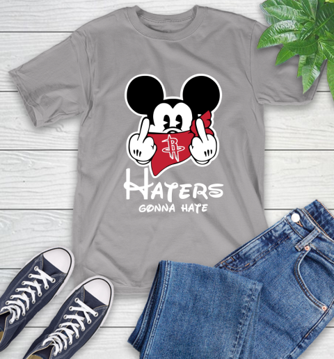 NBA Houston Rockets Haters Gonna Hate Mickey Mouse Disney Basketball T Shirt T-Shirt 6