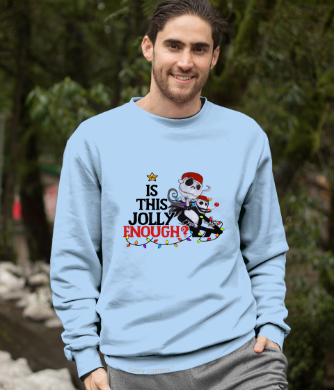 Nightmare Before Christmas T Shirt, Jack Skellington Zero T Shirt, Is This Jolly Enough Tshirt, Christmas Gifts