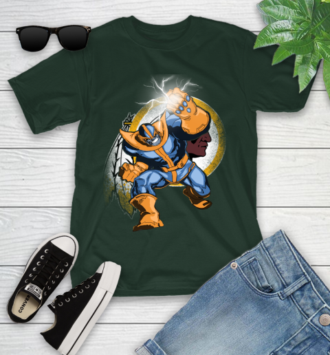 Washington Redskins NFL Football Thanos Avengers Infinity War Marvel Youth T-Shirt 5