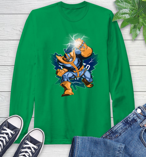 Toronto Maple Leafs NHL Hockey Thanos Avengers Infinity War Marvel Long Sleeve T-Shirt 8