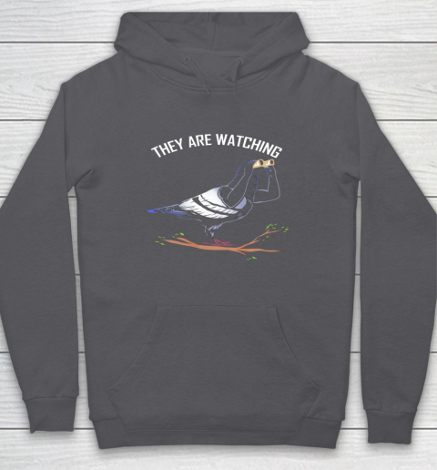 Birds Are Not Real Shirt They are Watching Funny Hoodie 12