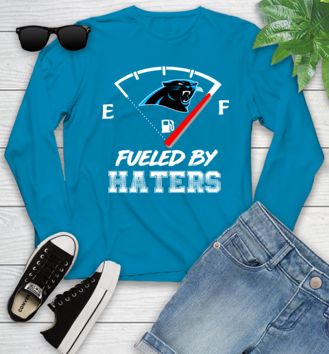 Carolina Panthers NFL Football Fueled By Haters Sports Youth Long Sleeve 8