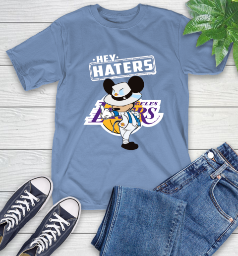 NBA Hey Haters Mickey Basketball Sports Los Angeles Lakers T-Shirt 12