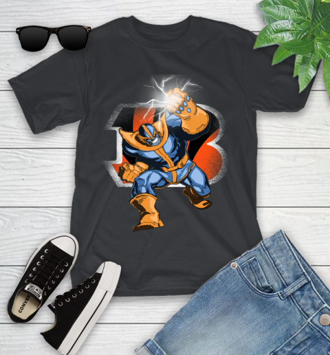 Cincinnati Bengals NFL Football Thanos Avengers Infinity War Marvel Youth T-Shirt