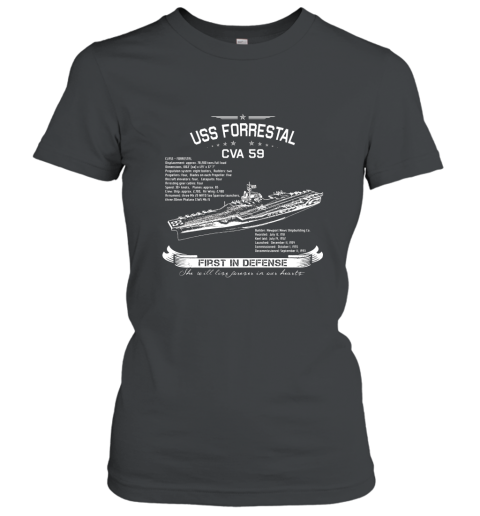 USS Forrestal CVA 59 T shirt Women T-Shirt