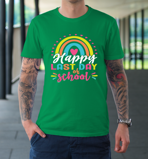 Happy Last Day of School Teacher Student Graduation T-Shirt 5