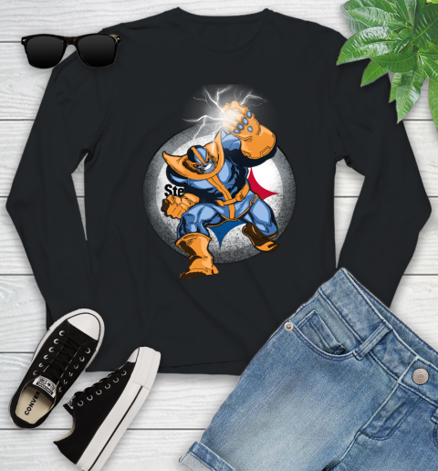 Pittsburgh Steelers NFL Football Thanos Avengers Infinity War Marvel Youth Long Sleeve