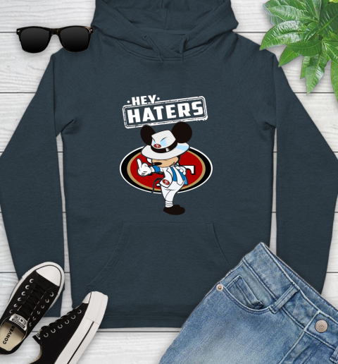 NFL Hey Haters Mickey Football Sports San Francisco 49ers Youth Hoodie 10