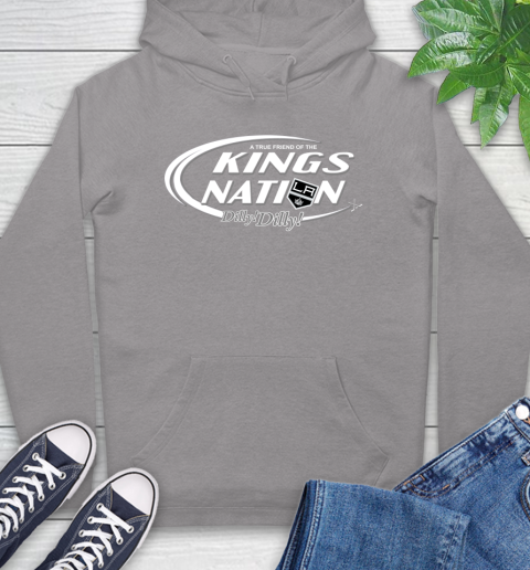 NHL A True Friend Of The Los Angeles Kings Dilly Dilly Hockey Sports Hoodie 6