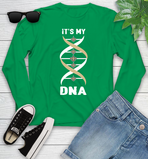 New Orleans Saints NFL Football It's My DNA Sports Youth Long Sleeve 7