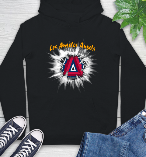 Los Angeles Angels MLB Baseball Adoring Fan Rip Sports Hoodie