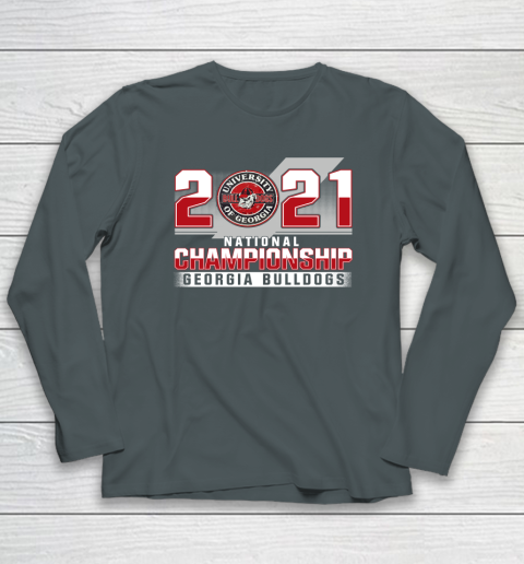 Georgia Bulldogs Championships 2021 Long Sleeve T-Shirt 4