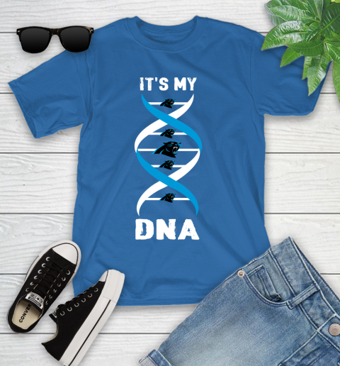 Carolina Panthers NFL Football It's My DNA Sports Youth T-Shirt 12
