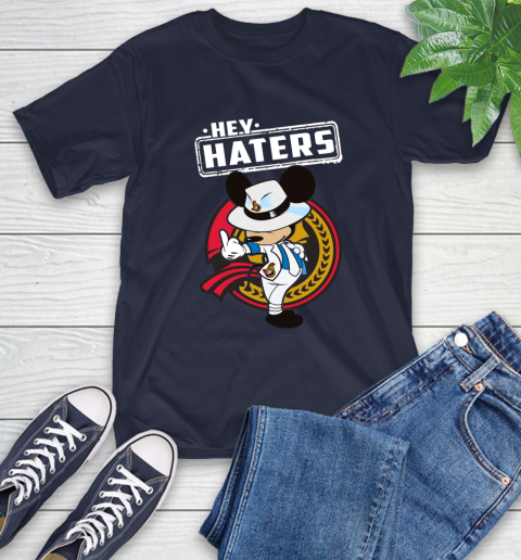 NHL Hey Haters Mickey Hockey Sports Ottawa Senators T-Shirt 3