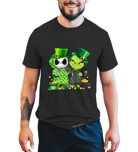 Nightmare Before Christmas Tshirt, Jack Skellington Grinch Shirt, Character Exchange Costume Shirt, St Patrick's Day Gifts