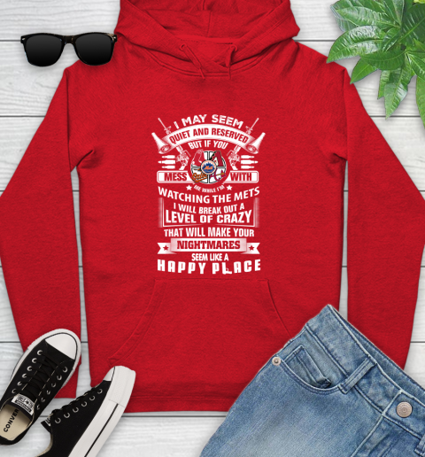 New York Mets MLB Baseball Don't Mess With Me While I'm Watching My Team Sports Youth Hoodie 12