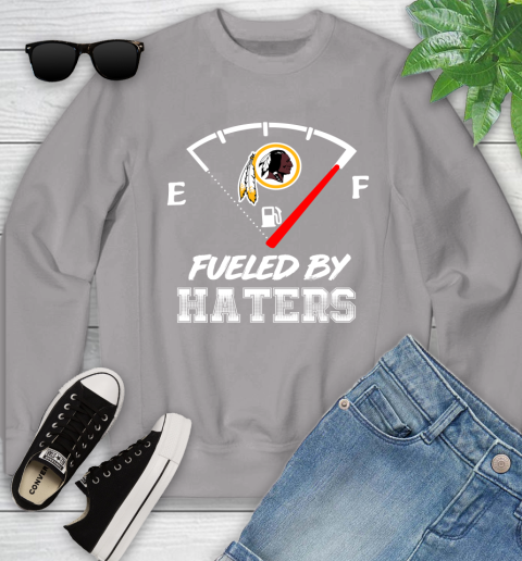 Washington Redskins NFL Football Fueled By Haters Sports Youth Sweatshirt 3
