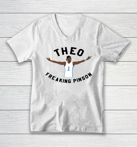 Theo Pinson Shirt Freaking Brooklyn V-Neck T-Shirt