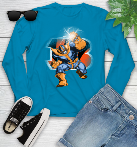 Cincinnati Bengals NFL Football Thanos Avengers Infinity War Marvel Youth Long Sleeve 8