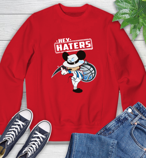NBA Hey Haters Mickey Basketball Sports Orlando Magic Sweatshirt 10