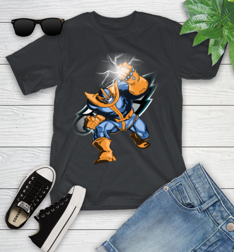 Philadelphia Eagles NFL Football Thanos Avengers Infinity War Marvel Youth T-Shirt