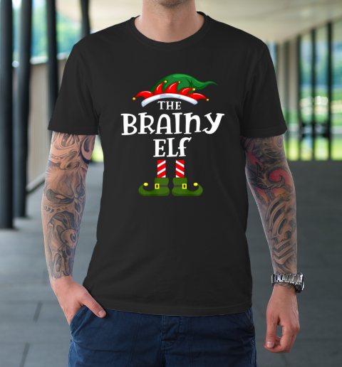 The Brainy ELF Christmas Pajama Family T-Shirt