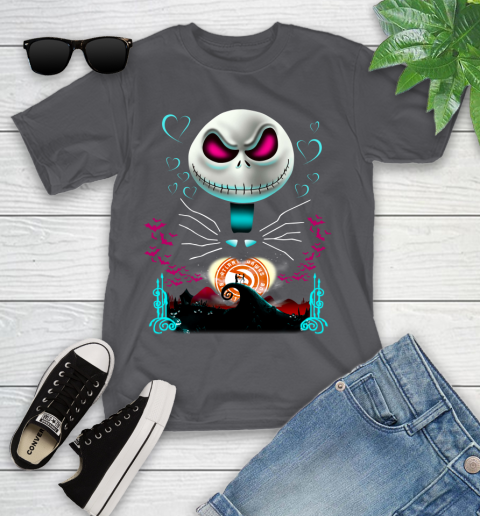 NBA Atlanta Hawks Jack Skellington Sally The Nightmare Before Christmas Basketball Sports_000 Youth T-Shirt 6