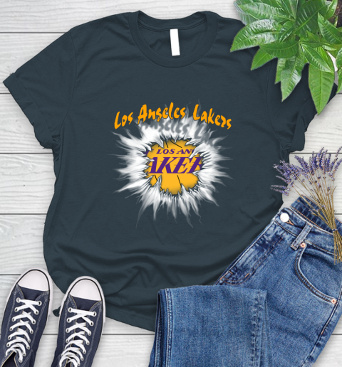 Los Angeles Lakers NBA Basketball Rip Sports Women's T-Shirt 11