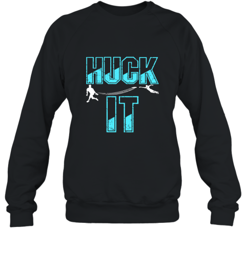 Huck It Hoodie Distressed Gifts For Ultimate Disc Players alottee Sweatshirt