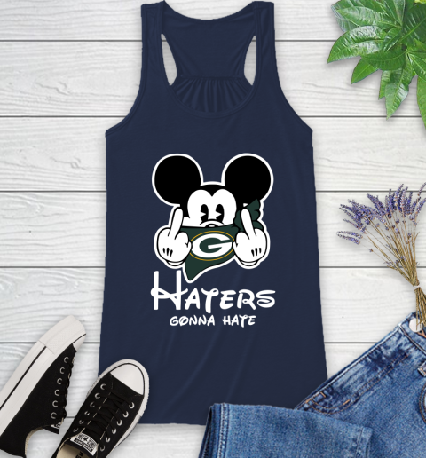 NFL Green Bay Packers Haters Gonna Hate Mickey Mouse Disney Football T Shirt_000 Racerback Tank 9