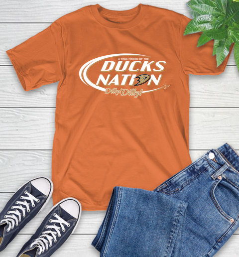 NHL A True Friend Of The Anaheim Ducks Dilly Dilly Hockey Sports T-Shirt - Image 5