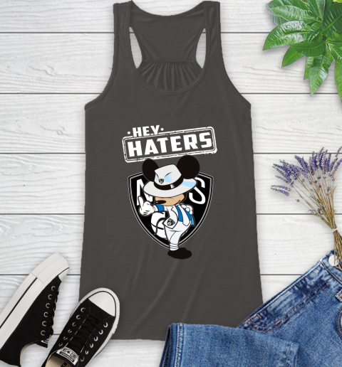 NBA Hey Haters Mickey Basketball Sports Brooklyn Nets Racerback Tank 11